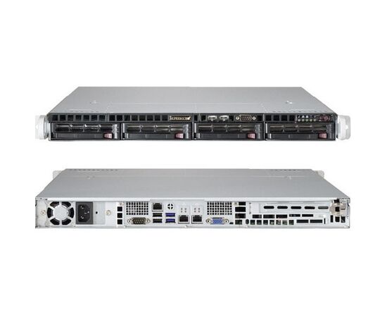 Серверная платформа Supermicro SuperServer 5018R-M 4x3.5" 1U, SYS-5018R-M, фото 