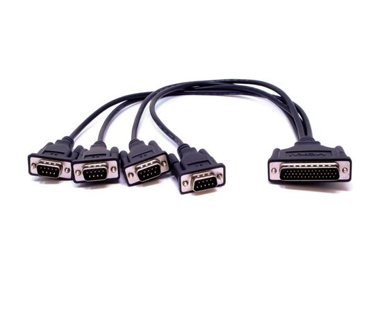 MOXA CP-104EL-A-DB9M 4-портовая плата RS-232 с разъемами на кабеле DB9, фото , изображение 2