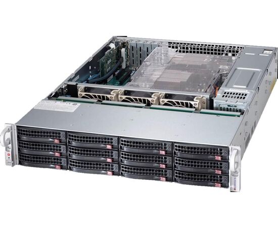 Серверная платформа Supermicro SuperServer 6028R-E1CR12H 12x3.5" 2U, SSG-6028R-E1CR12H, фото 