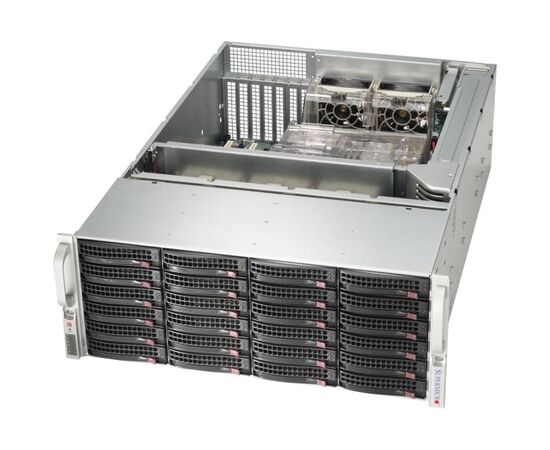 Серверная платформа Supermicro SuperServer 6048R-E1CR24N 24x3.5" 4U, SSG-6048R-E1CR24N, фото 