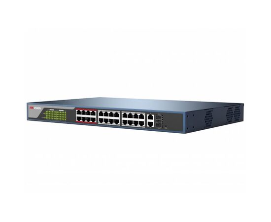 Коммутатор HIKVISION DS-3E1326P-E 24-PoE Smart 26-ports, DS-3E1326P-E, фото 