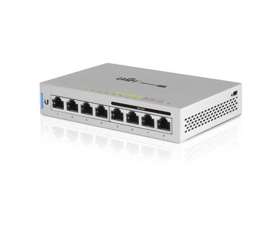 Коммутатор UBIQUITI UniFi Switch8 60W 4-PoE Управляемый 8-ports, US-8-60W, фото 