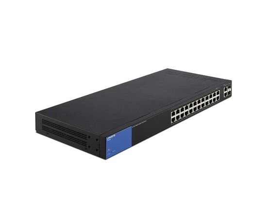 Коммутатор Linksys LGS326P 24-PoE Smart 26-ports, LGS326P-eu, фото 