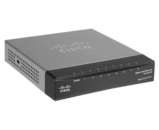 Коммутатор Cisco SLM2008T Smart 8-ports, SLM2008T-EU, фото 