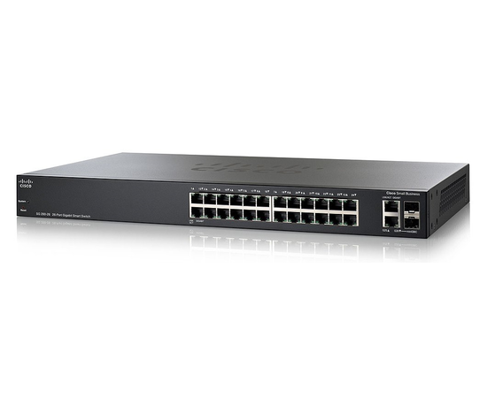 Коммутатор Cisco SLM2024PT 12-PoE Smart 26-ports, SLM2024PT-EU, фото 