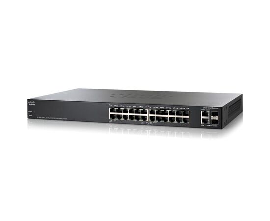 Коммутатор Cisco SF200-24P 12-PoE Smart 26-ports, SLM224PT-EU, фото 