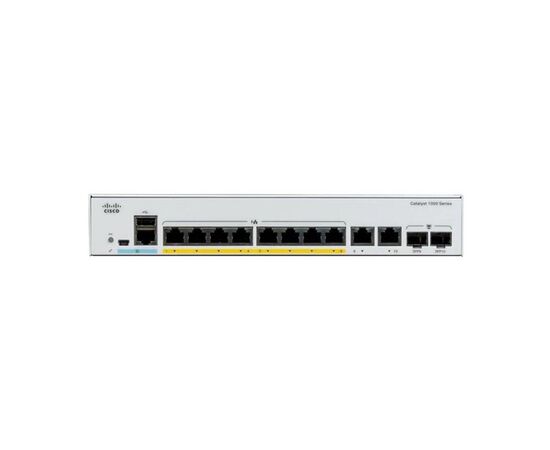Коммутатор Cisco C1000-8FP-2G 8-PoE Управляемый 10-ports, C1000-8FP-2G-L, фото 
