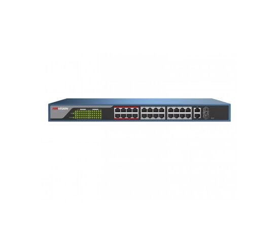 Коммутатор HIKVISION DS-3E0326P-E(B) 24-PoE Неуправляемый 26-ports, DS-3E0326P-E(B), фото 