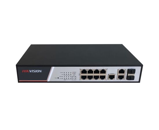 Коммутатор HIKVISION DS-3E2310P 8-PoE Управляемый 10-ports, DS-3E2310P, фото 