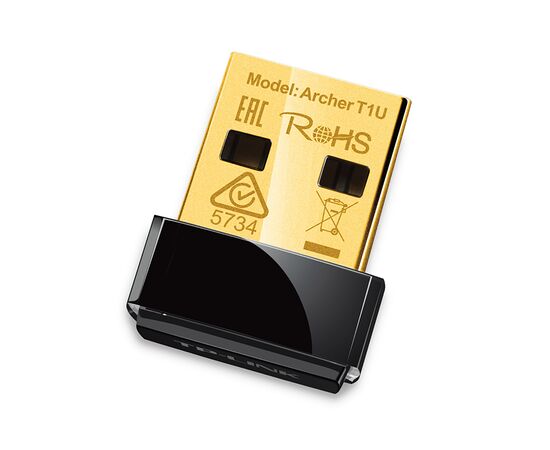 USB адаптер TP-Link IEEE 802.11 a/n/ac 5 ГГц 433Мб/с USB 2.0, ARCHER T1U, фото 