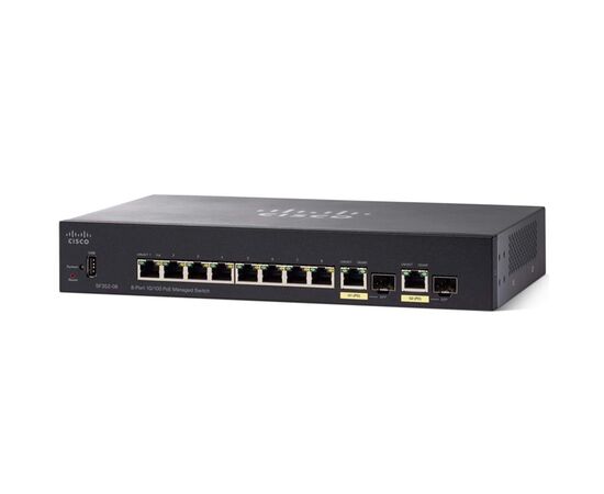 Коммутатор Cisco SF352-08 Управляемый 10-ports, SF352-08-K9-EU, фото 