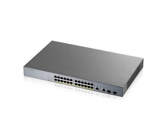 Коммутатор ZyXEL GS1350-26HP 24-PoE Smart 26-ports, GS1350-26HP-EU0101F, фото 