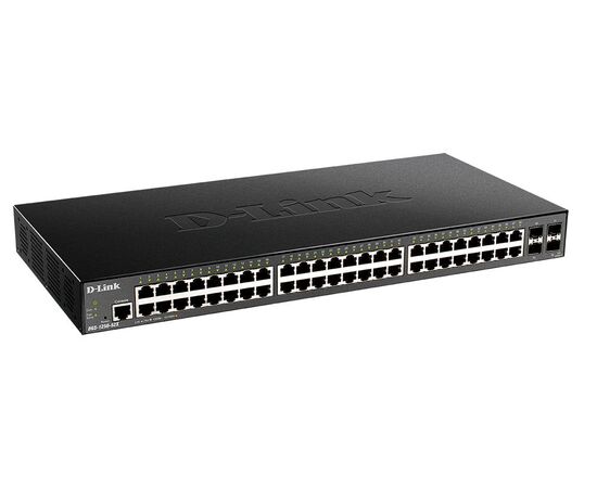 Коммутатор D-Link DGS-1250-52X/A1A Настраиваемый L2 коммутатор c 48 портами 10/100/1000Base-T и 4 портами 10GBase-X SFP+, фото 