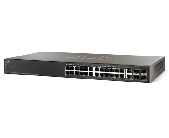 Коммутатор Cisco SG500-28P-K9-G5, фото 