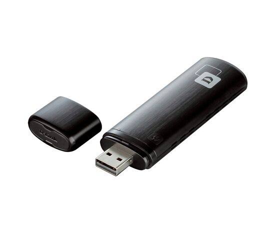 USB адаптер D-Link IEEE 802.11 a/b/g/n/ac 2.4/5 ГГц 867Мб/с USB 3.0, DWA-182/RU/C1A, фото 