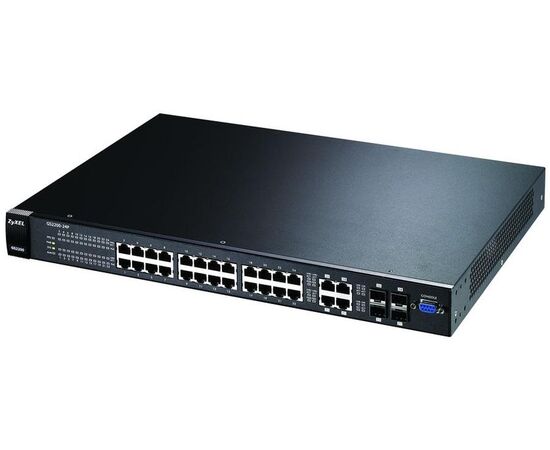 Коммутатор ZyXEL GS2200-24P 24-PoE Управляемый 28-ports, GS2200-24P, фото 