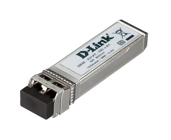 Трансивер D-Link SFP+ 10GBase-SR Многомодовый, DEM-431XT/DD, фото 
