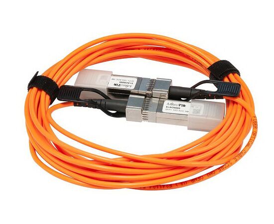 Кабель прямого подключения Mikrotik Active Optics direct attach cable SFP+ -> SFP+ 5.00м, S+AO0005, фото 