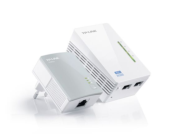Powerline адаптер TP-Link AV500 10/100 Мб/с, TL-WPA4220KIT, фото 