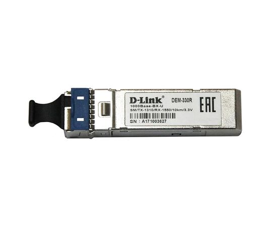 Трансивер D-Link SFP 1000Base-BX-U Одномодовый, DEM-330R/DD, фото 