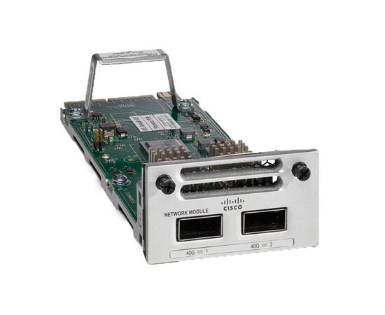 Сетевой модуль Cisco для Catalyst 9300 2x40G-QSFP+, C9300-NM-2Q=, фото 