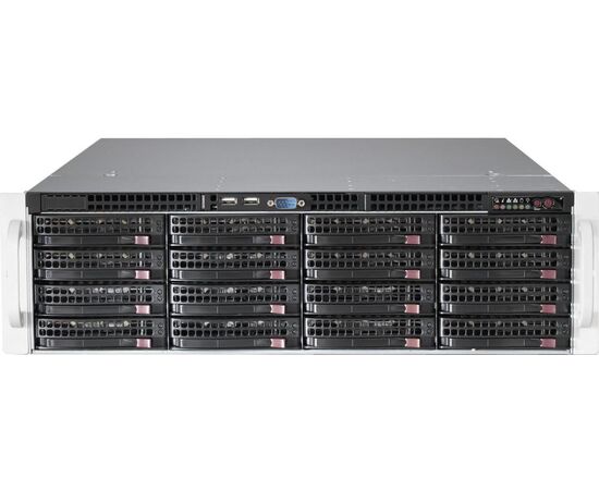 Серверная платформа Supermicro SuperStorage 6038R-E1CR16H 16x3.5" 3U, SSG-6038R-E1CR16H, фото 