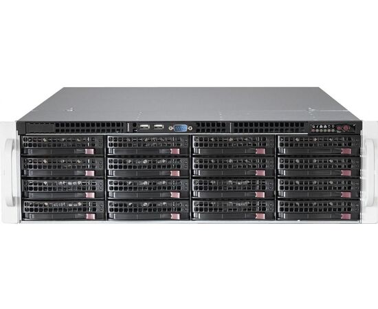 Серверная платформа Supermicro SuperStorage 6038R-E1CR16N 16x3.5" 3U, SSG-6038R-E1CR16N, фото 