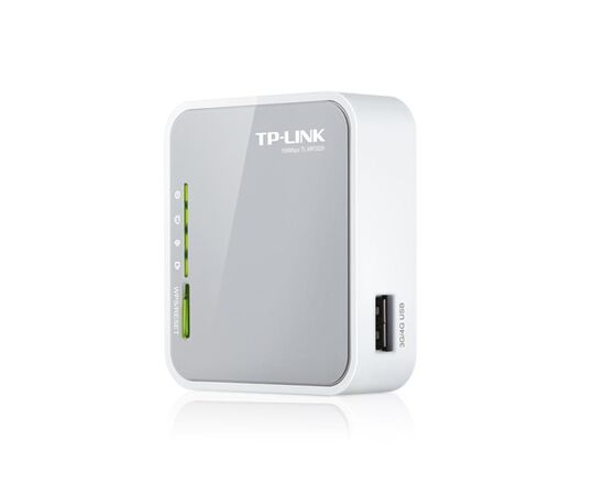 Беспроводной маршрутизатор TP-Link TL-MR3020 2.4 ГГц 150 Мб/с, WWAN 100 Мб/с, TL-MR3020, фото 