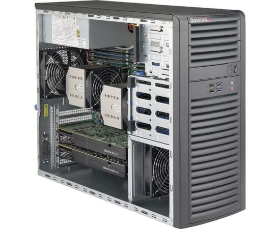 Серверная платформа Supermicro SuperWorkstation 7038A-I 4x3.5" Tower 5U, SYS-7038A-I, фото 