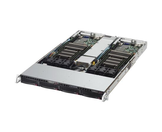 Серверная платформа Supermicro SuperServer 6018TR-T 4x3.5" 1U, SYS-6018TR-T, фото 