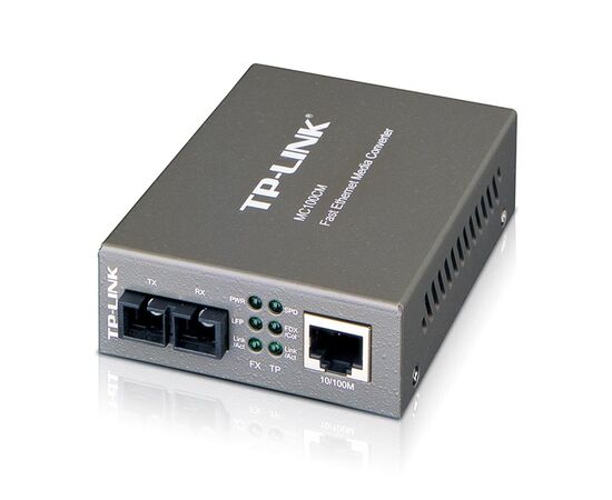 Медиаконвертер TP-Link 100Base-TX-100Base-FX RJ-45-SC, MC100CM, фото 