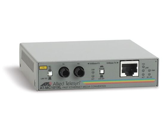 Медиаконвертер Allied Telesis 100Base-TX-100Base-FX RJ-45-ST, AT-MC101XL-YY, фото 