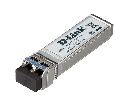 Трансивер D-Link SFP+ 10GBase-LR Одномодовый, DEM-432XT-DD, фото 