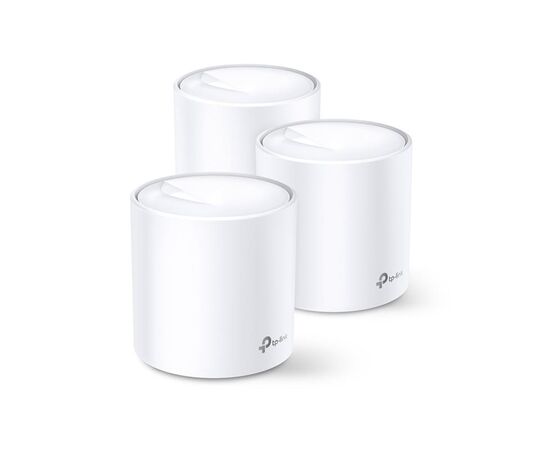 Беспроводной маршрутизатор TP-Link Deco X20 2.4/5 ГГц 1201 Мб/с, Mesh (3-pack), Deco X20(3-pack), фото 