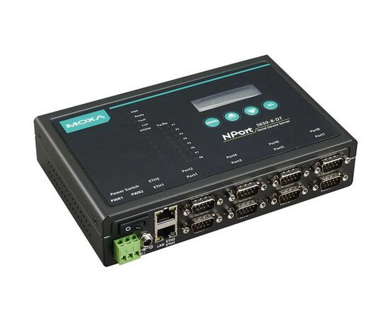Ethernet сервер последовательных интерфейсов MOXA NPort 5650I-8-DT, фото 