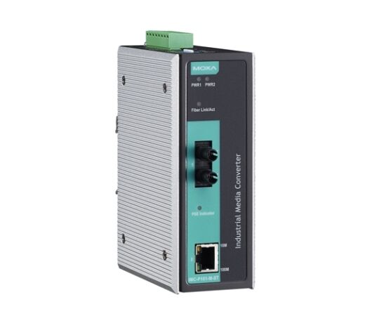 Промышленный конвертер Ethernet MOXA IMC-P101-S-ST, фото 