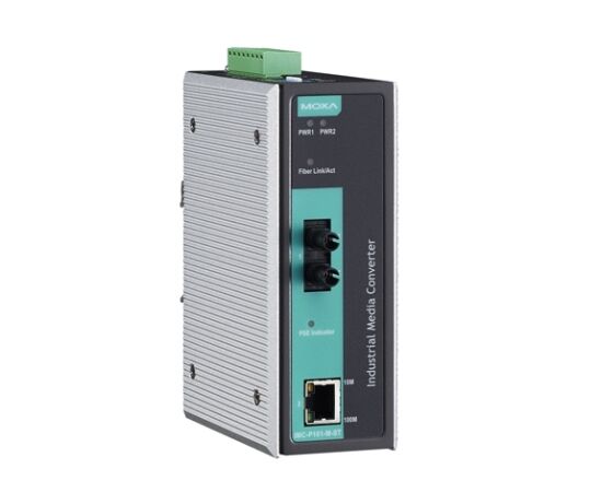 Промышленный конвертер Ethernet MOXA IMC-P101-S-ST-T, фото 