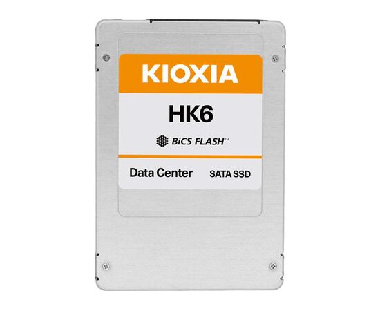 SSD диск для сервера Kioxia HK6-R 7.68ТБ 2.5" SATA 6Gb/s TLC KHK61RSE7T68APZDET, фото 