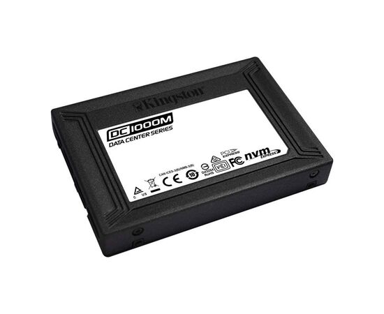 SSD диск для сервера Kingston DC1000M 1.92ТБ 2.5" U.2 NVMe PCIe 3.0 x4 TLC SEDC1000M/1920G, фото 