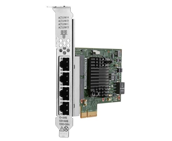 Сетевая карта HP Enterprise I350-T4 1 Гб/с RJ-45 4-port, P21106-B21, фото 