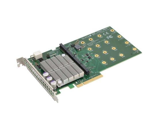 Модуль расширения Supermicro AOC-SHG3-4M2P M.2 NVMe, AOC-SHG3-4M2P-O, фото 