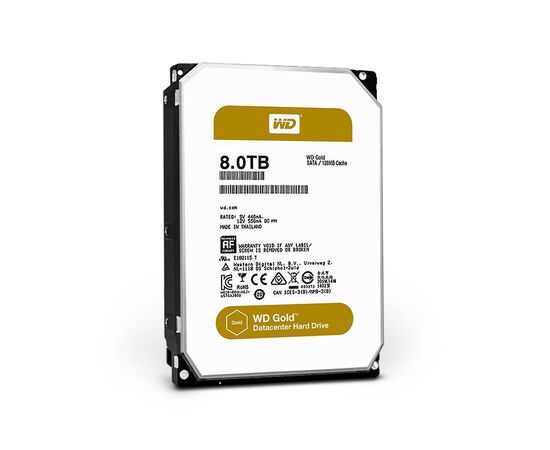 Жесткий диск для сервера WD 8ТБ SATA 3.5" 7200 об/мин, 6 Gb/s, WD8002FRYZ, фото 