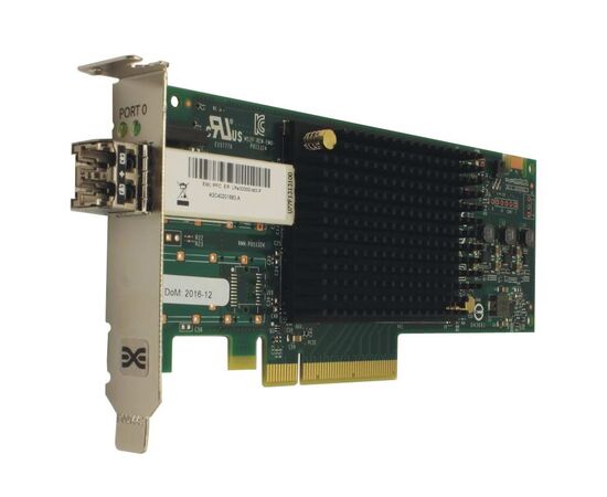 Адаптер главной шины Broadcom Emulex LPe32000-M2 Fibre Channel 32 Гб/с LP, LPE32000-M2, фото 
