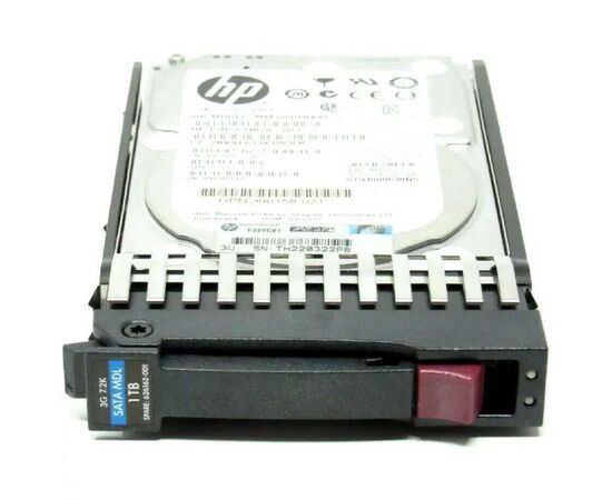 Жесткий диск для сервера Hewlett Packard Enterprise 1 ТБ SATA 2.5" 7200об/мин, 3Gb/s, 626162-001B, фото 