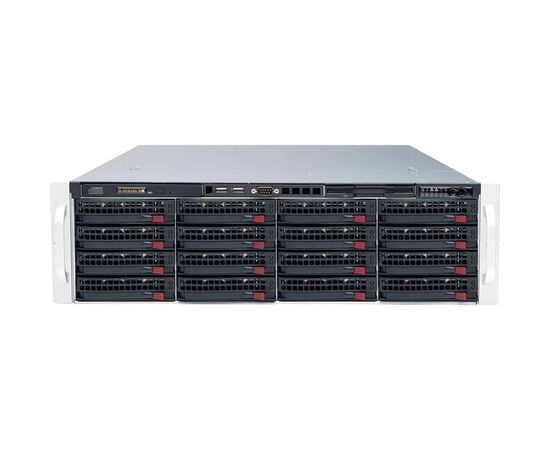 Корпус Supermicro SuperChassis 836E16-R1200B Rack 1200Вт Чёрный 3U, CSE-836E16-R1200B, фото 