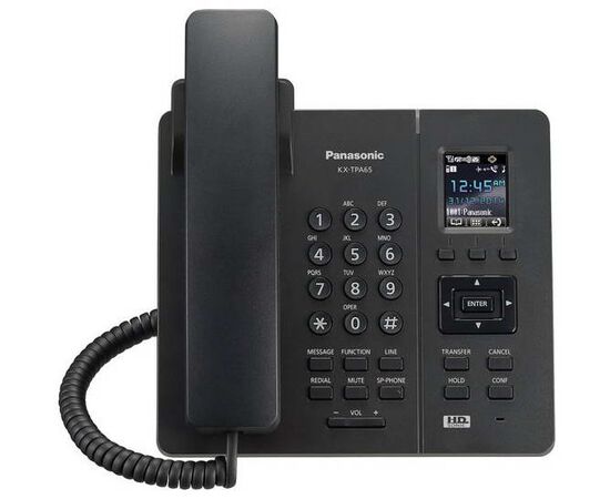 IP-телефон Panasonic KX-TPA65 SIP Чёрный, KX-TPA65RUB, фото 