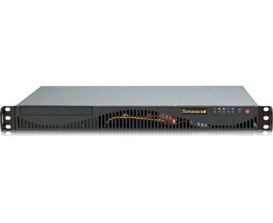 Корпус Supermicro SuperChassis 512F-410B Rack 410Вт Чёрный 1U, CSE-512F-410B, фото 