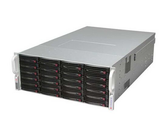 Корпус Supermicro SuperChassis 847E16-R1400LPB Rack 1400Вт Чёрный 4U, CSE-847E16-R1400LPB, фото 