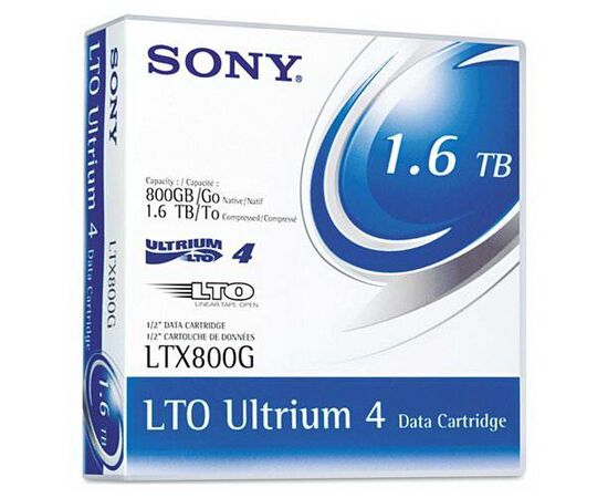 Лента Sony LTO-4 800/1600ГБ labeled 1-pack, LTX800GN-LABEL, фото 