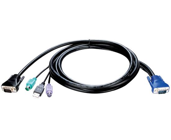 KVM-кабель D-Link 1,8м, KVM-401, фото 